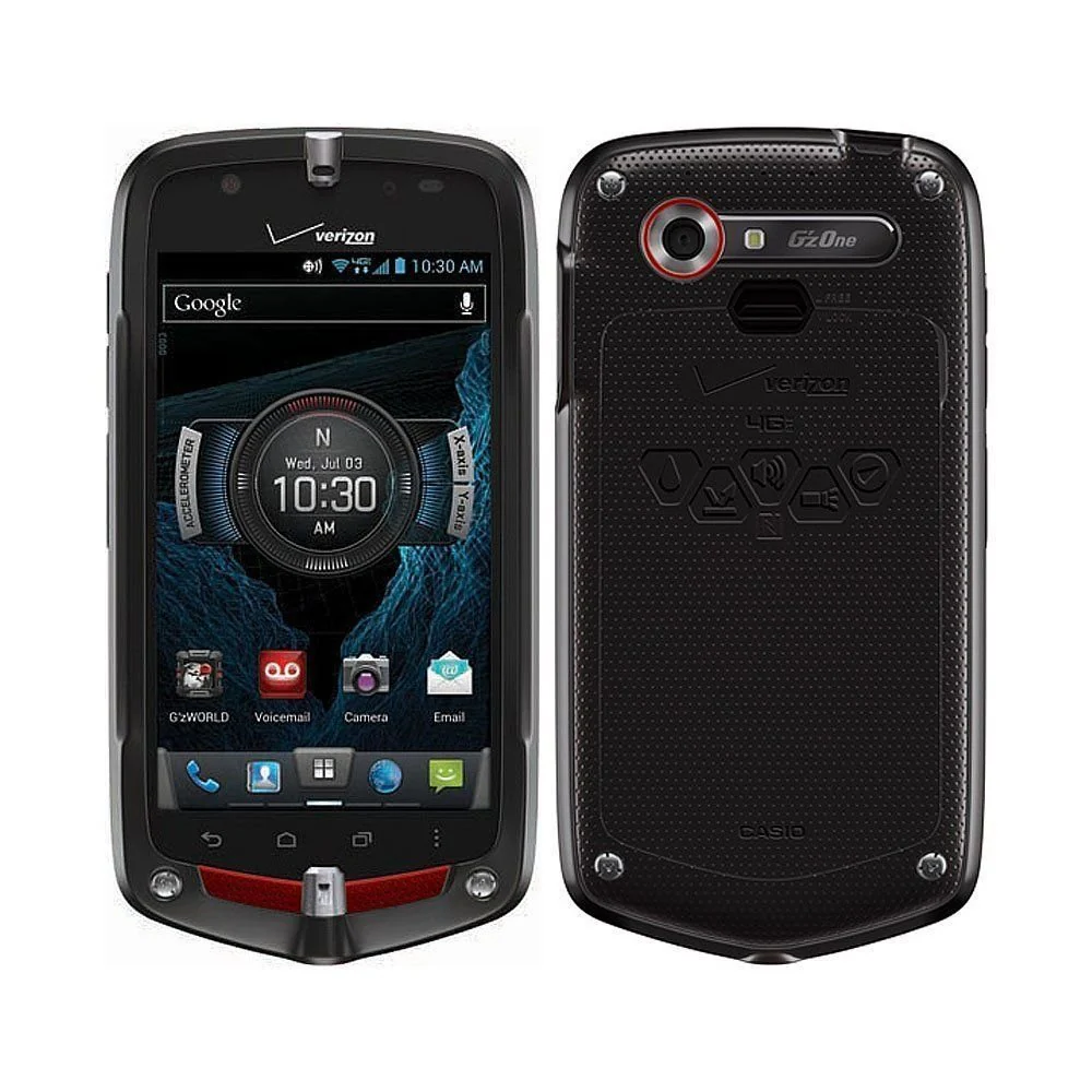 Casio GzOne Commando 4G LTE C811 Black Verizon Cellular Phone