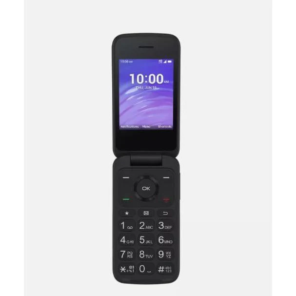 TCL Classic 4058W AT&T 4G LTE Unlocked Flip Phone 8GB